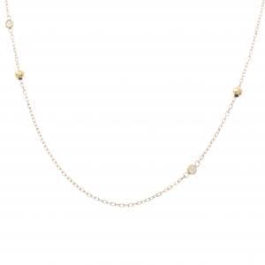 K18PG/K18YG ダイヤモンド ネックレス 0.20CT