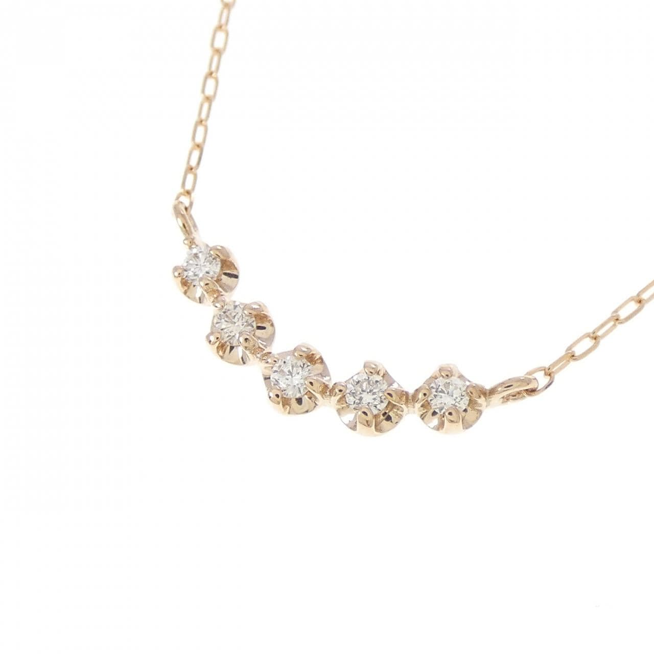 クミキョク ダイヤモンド ネックレス 0.05CT