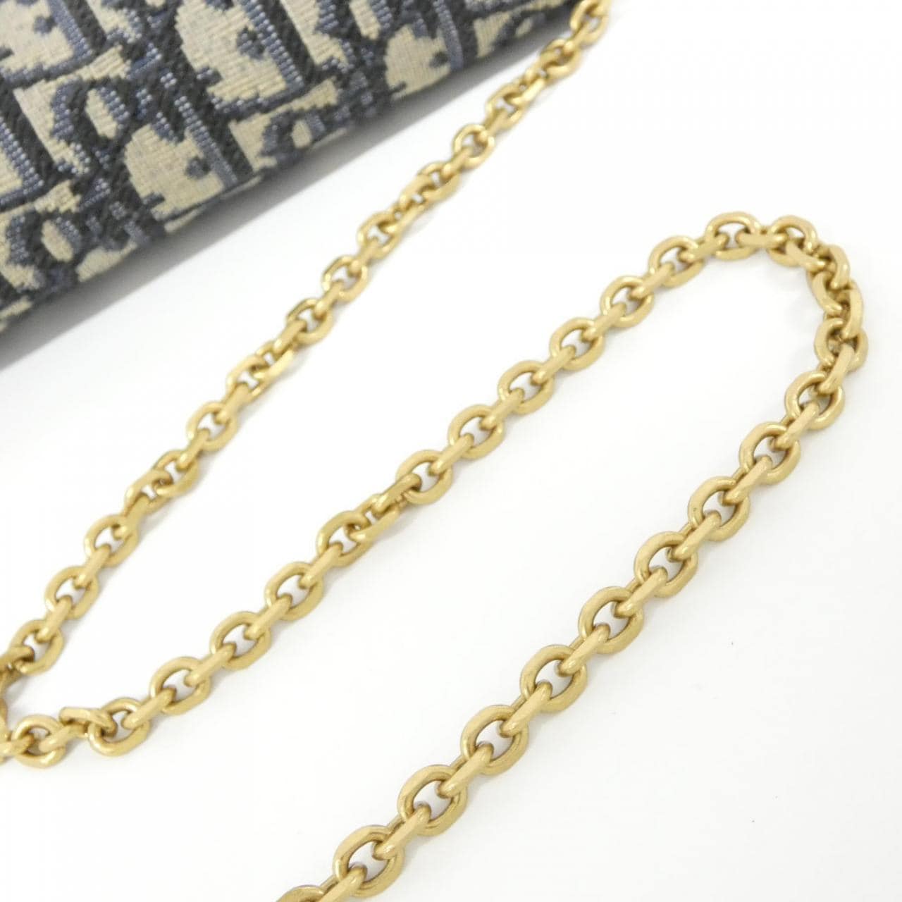 クリスチャンディオール DIOR OBLIQUE サドルポーチ S5620CTZQ チェーンウォレット