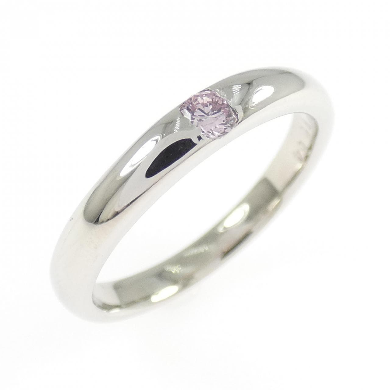 PT900 ピンクダイヤモンド リング 0.084CT