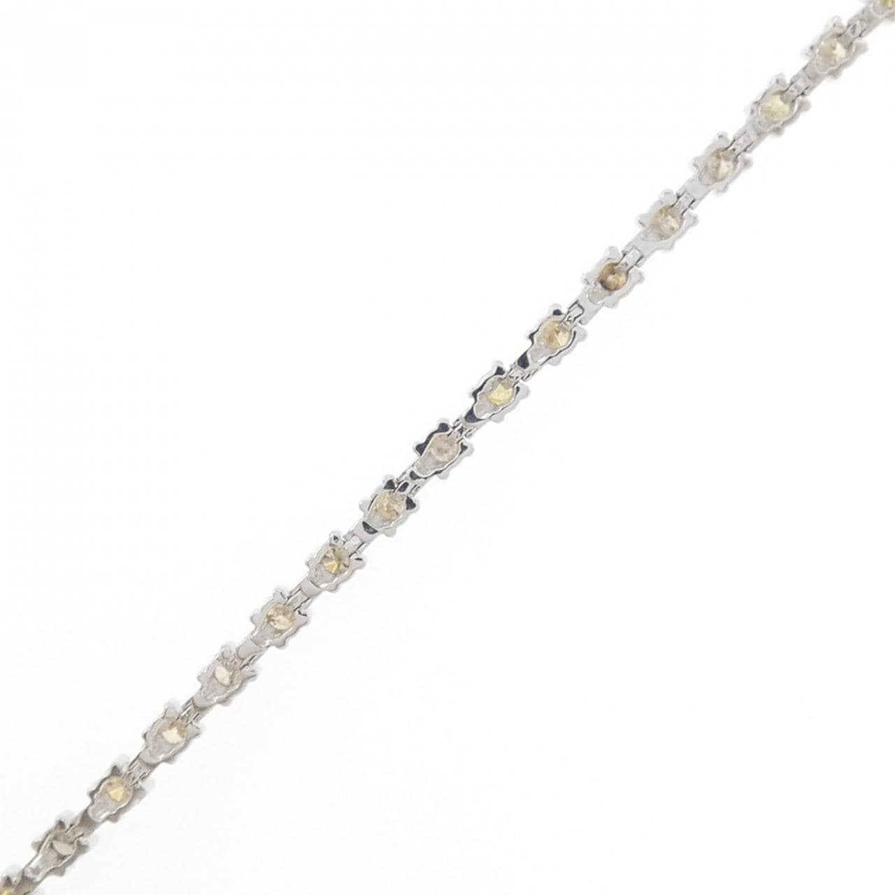 K18WG ダイヤモンド ブレスレット 1.00CT