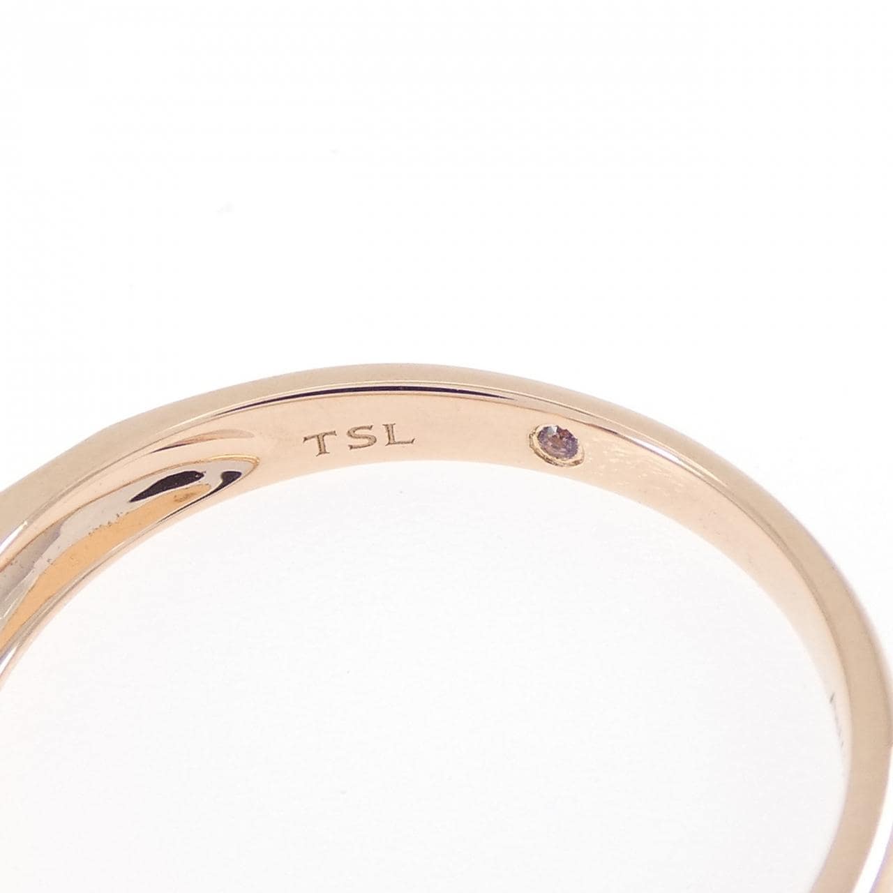 750PG ダイヤモンド リング 0.08CT