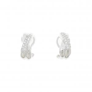 K18WG ダイヤモンド ピアス/イヤリング 0.30CT