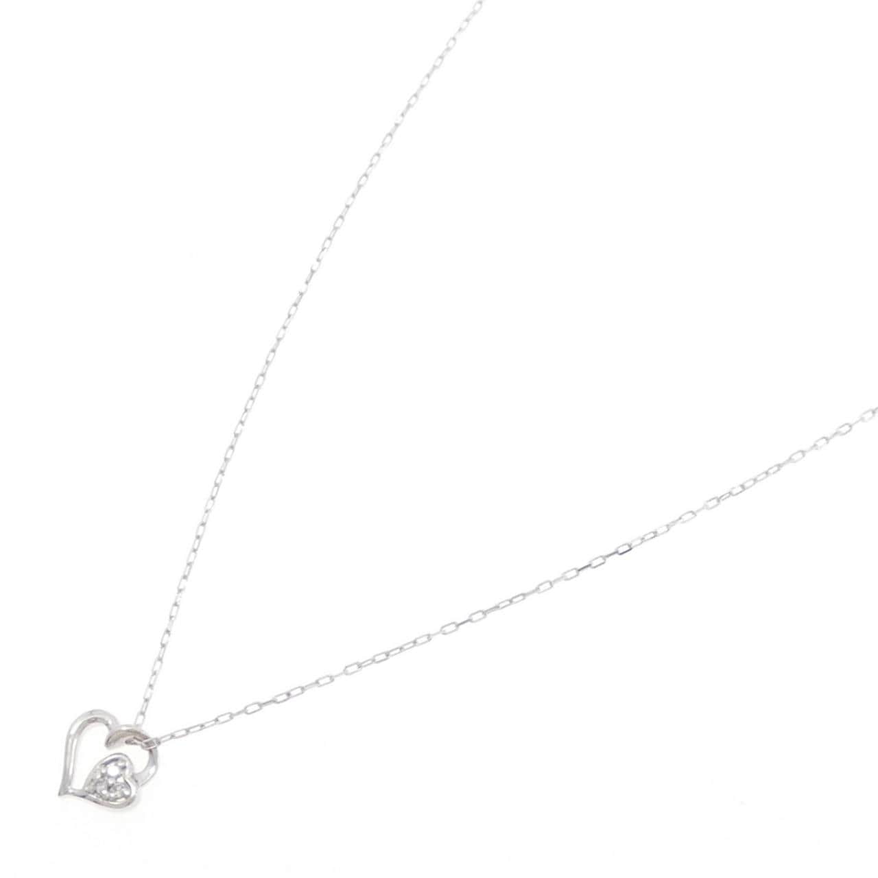4゜C ハート ダイヤモンド ネックレス