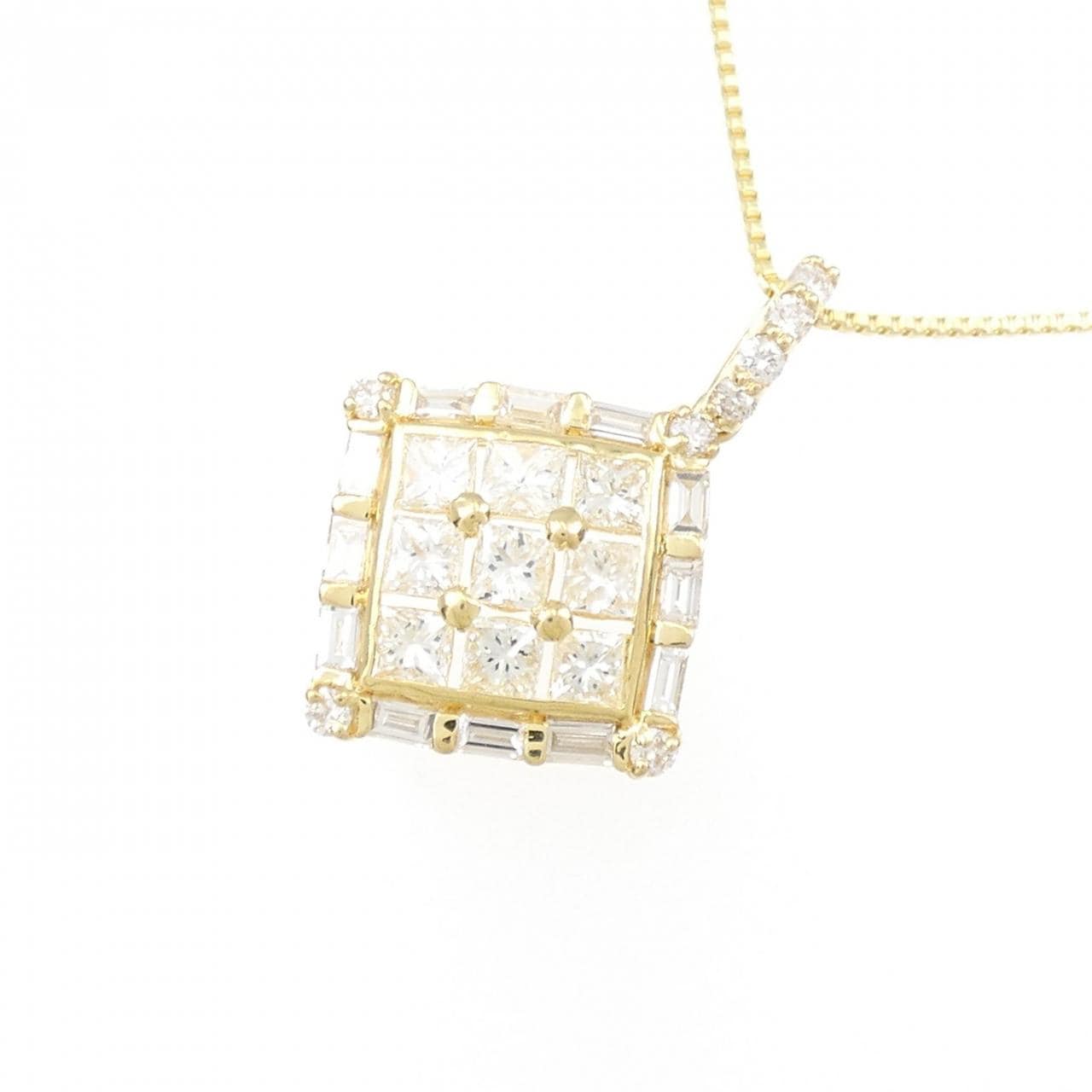 K18YG ダイヤモンド ネックレス 1.00CT