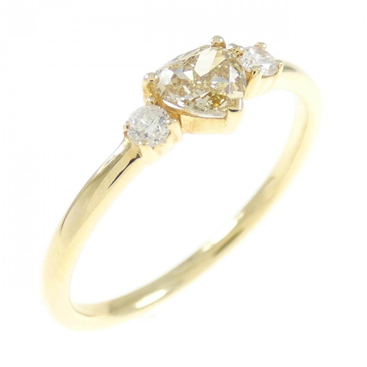 【新品】K18YG ダイヤモンド リング 0.37CT