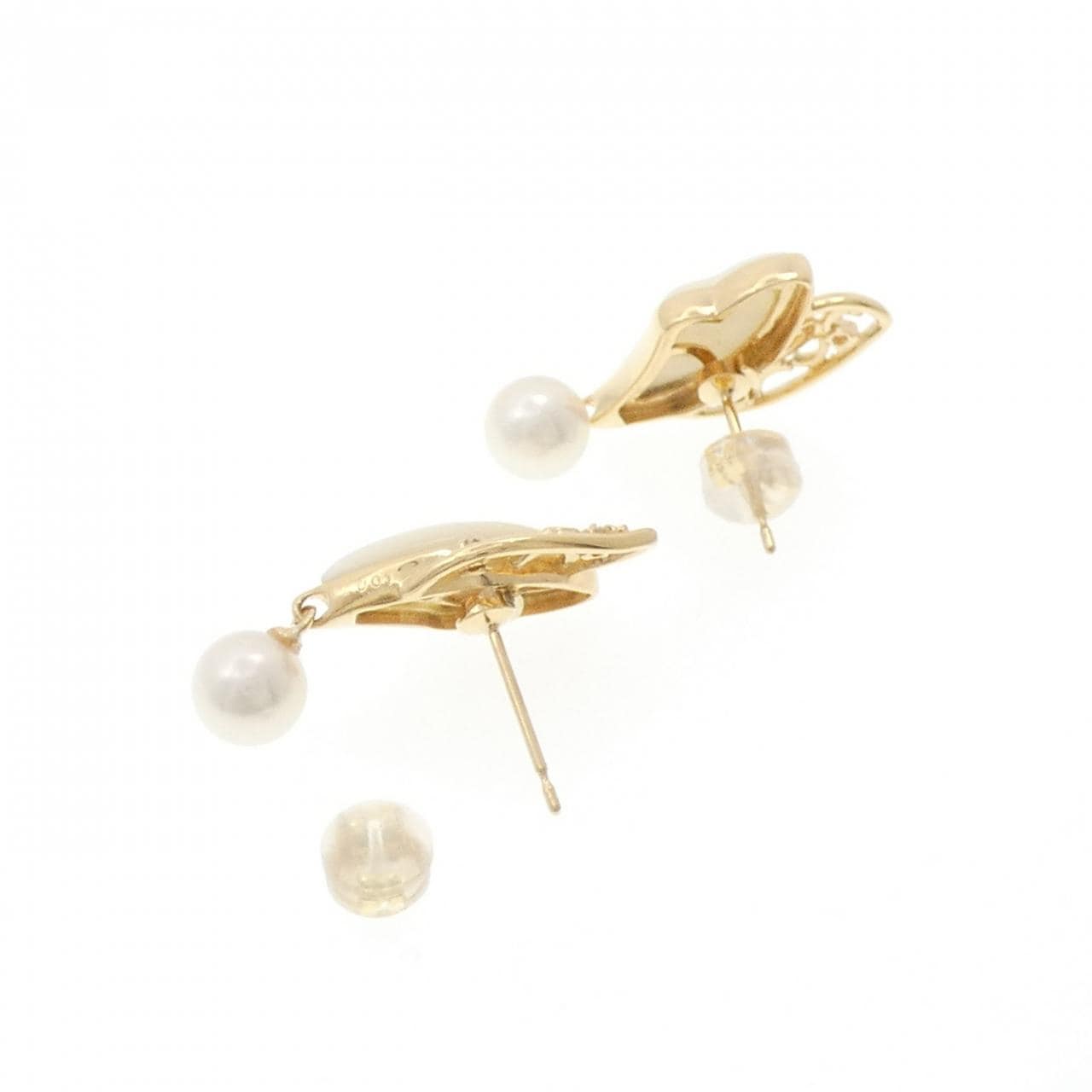 K18YG カラーストーン ピアス