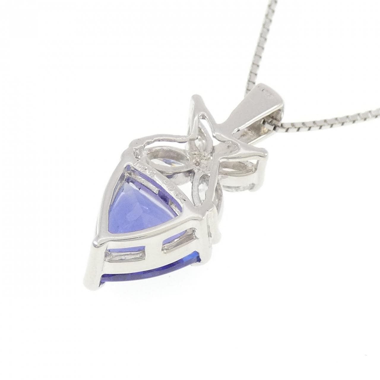 PT900/PT850 タンザナイト ネックレス 1.88CT