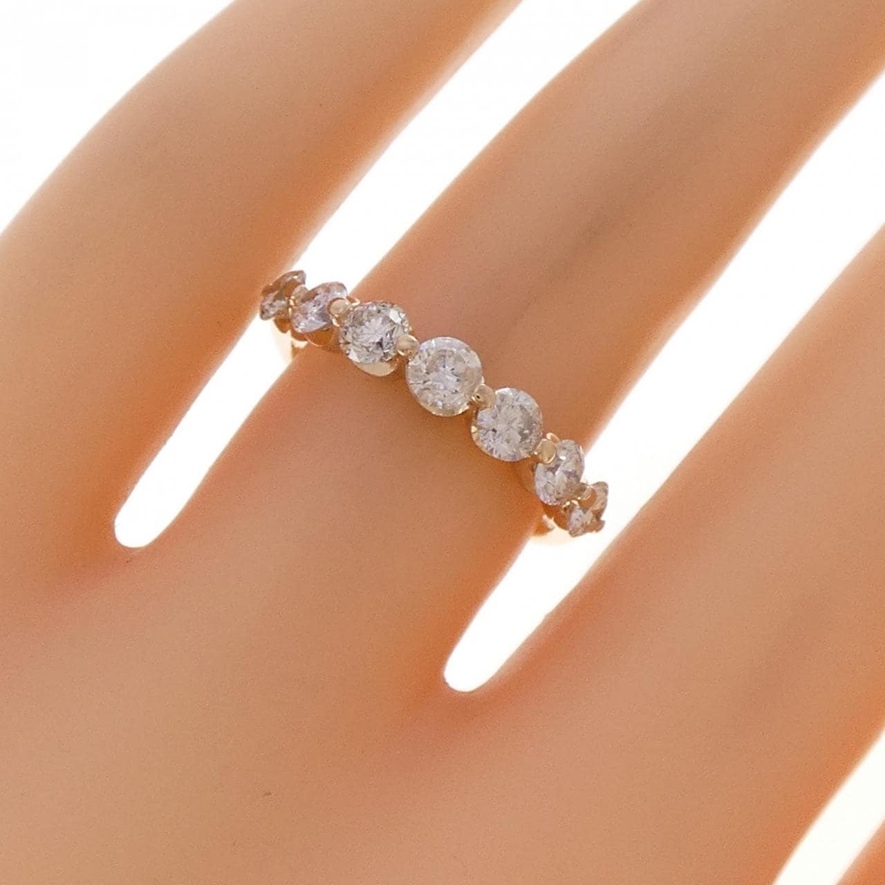K18PG ダイヤモンド リング 1.00CT