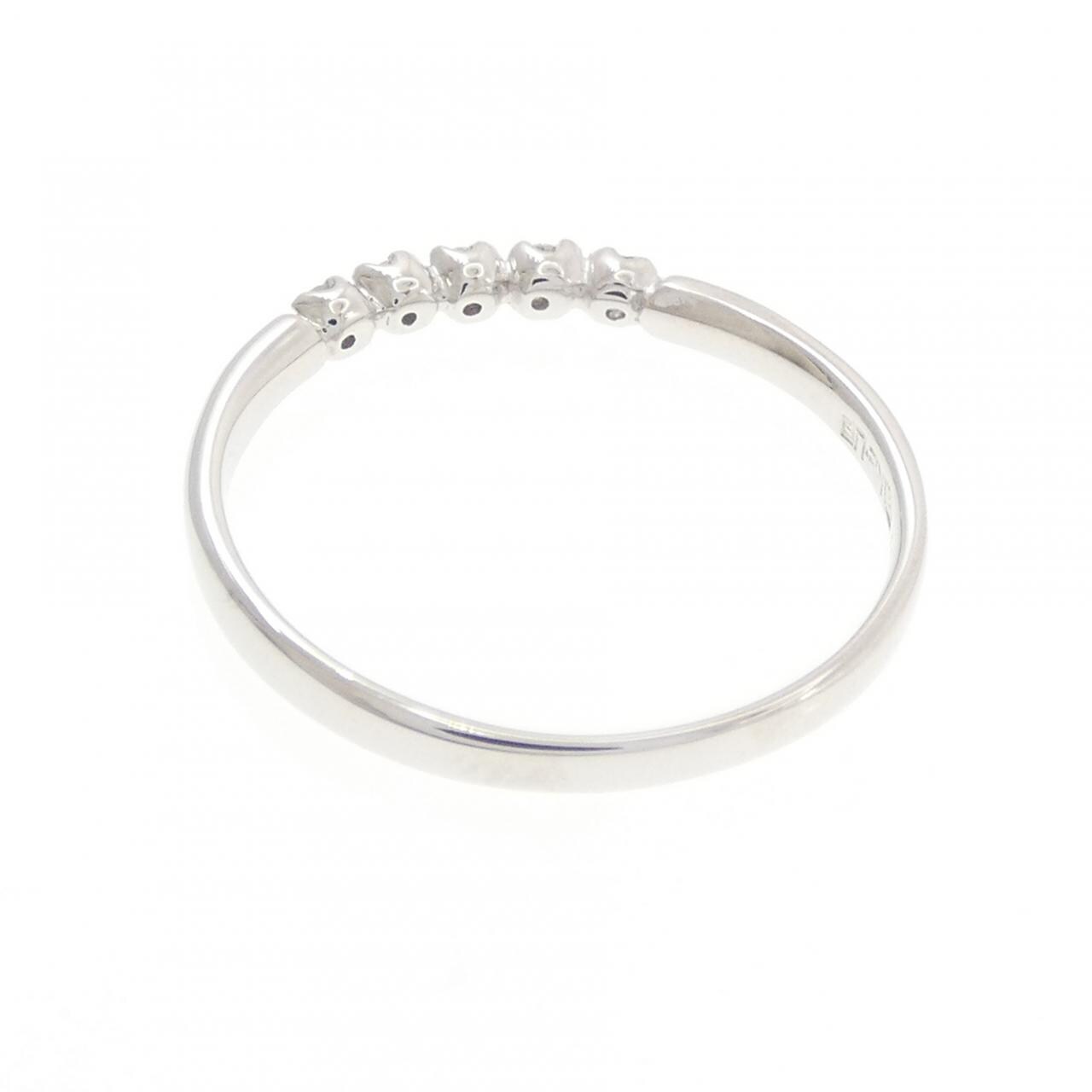 K14WG ダイヤモンド リング 0.07CT