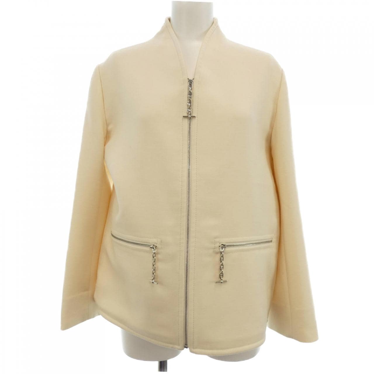 HERMES HERMES COLLARLESS JACKET