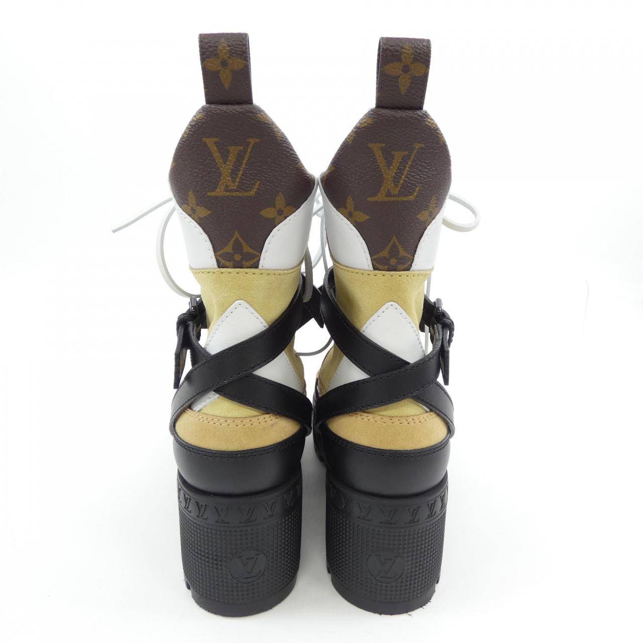 ルイヴィトン LOUIS VUITTON プラットフォームデザートブーツ ローリエート ブーツ