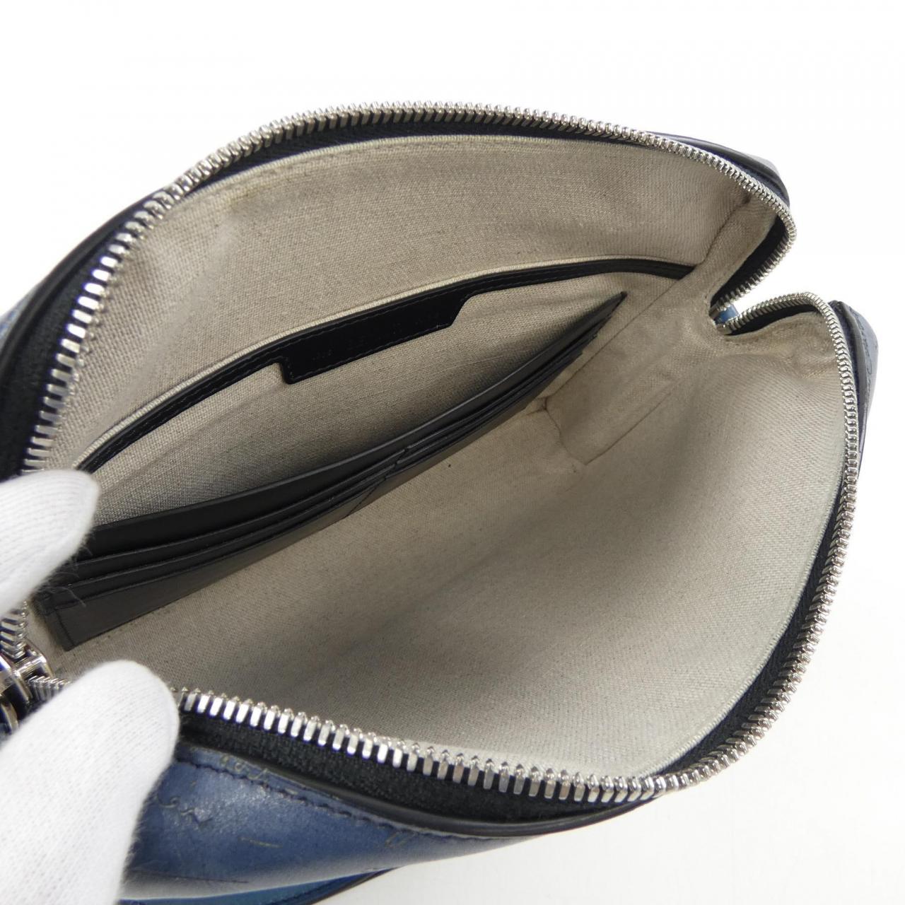 ベルルッティ Berluti ローズウッドスクリットレザーポーチ BAG