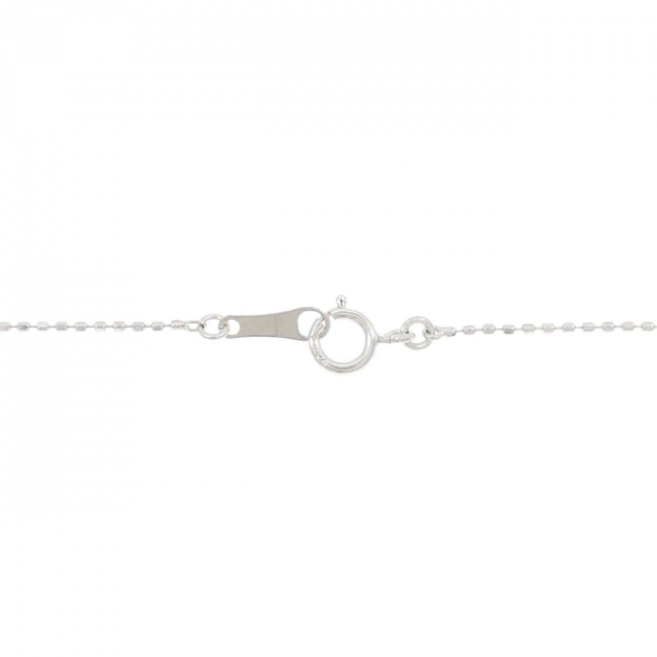 K18WG blue Topaz necklace
