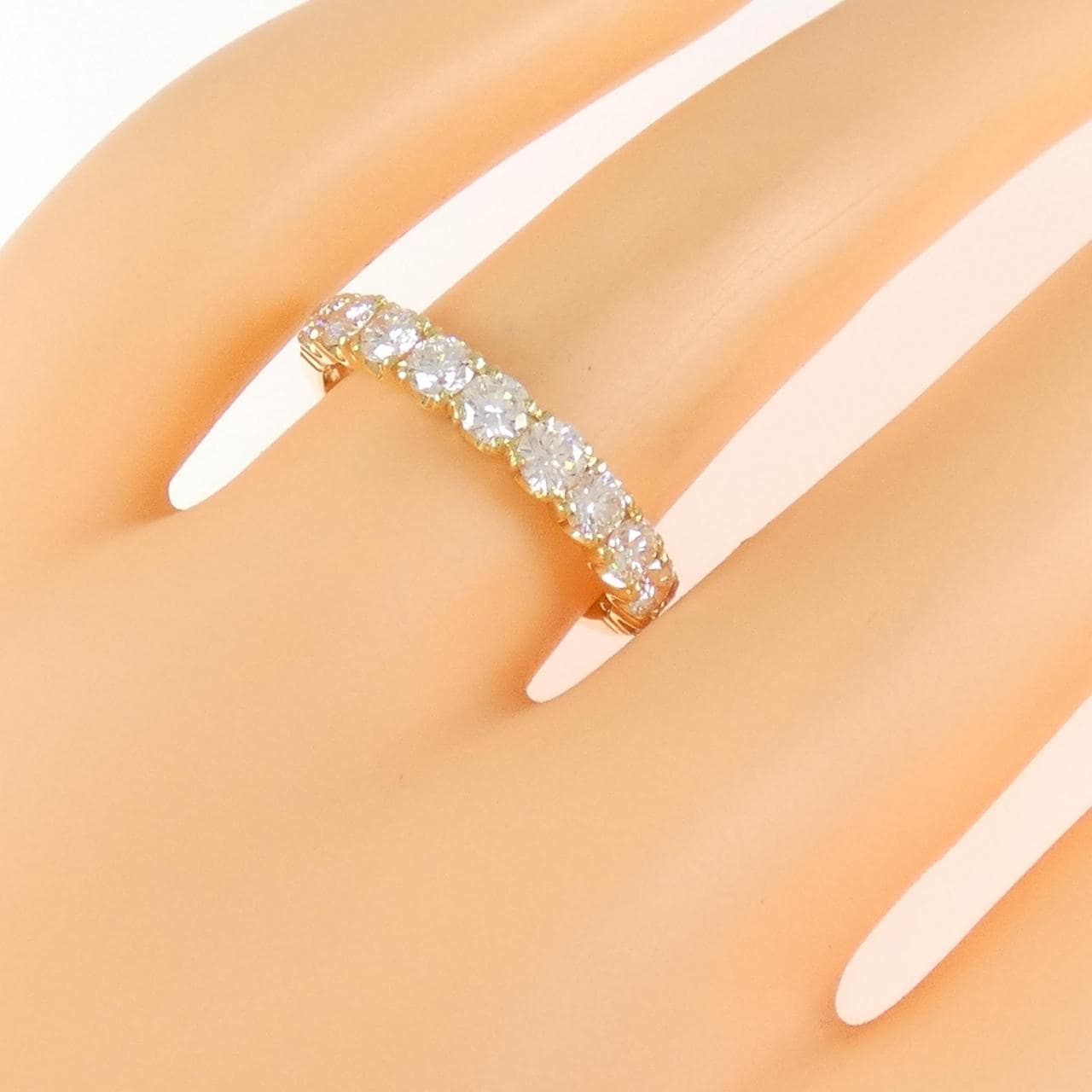 K18YG ダイヤモンド リング 1.03CT