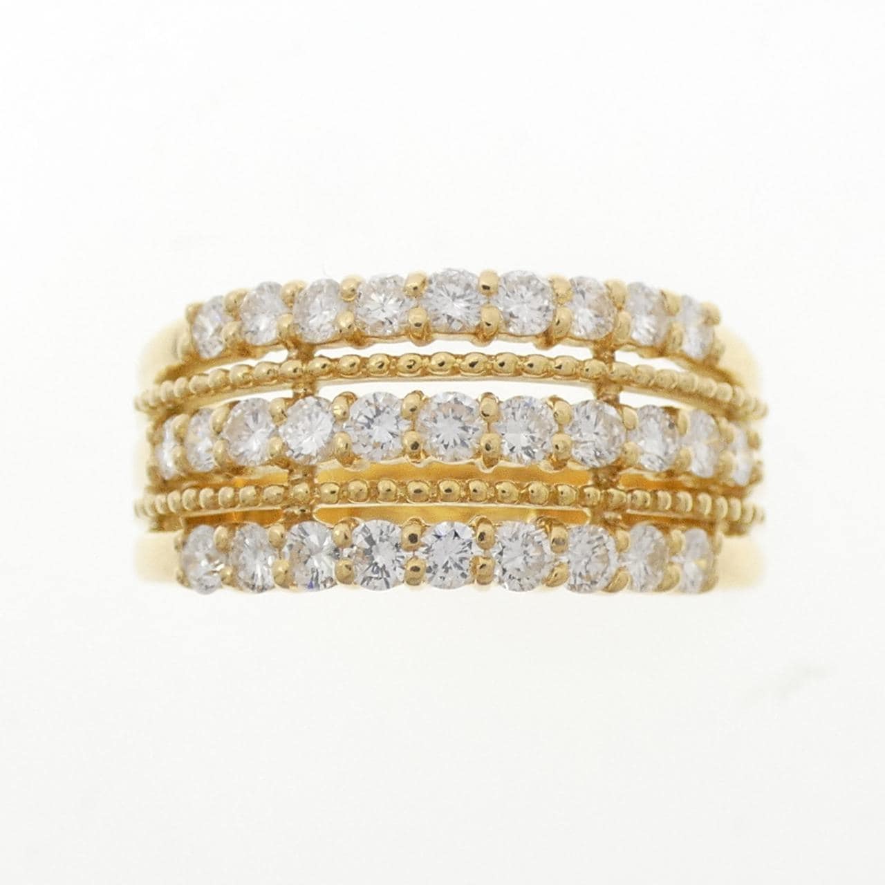 K18YG ダイヤモンド リング 0.71CT