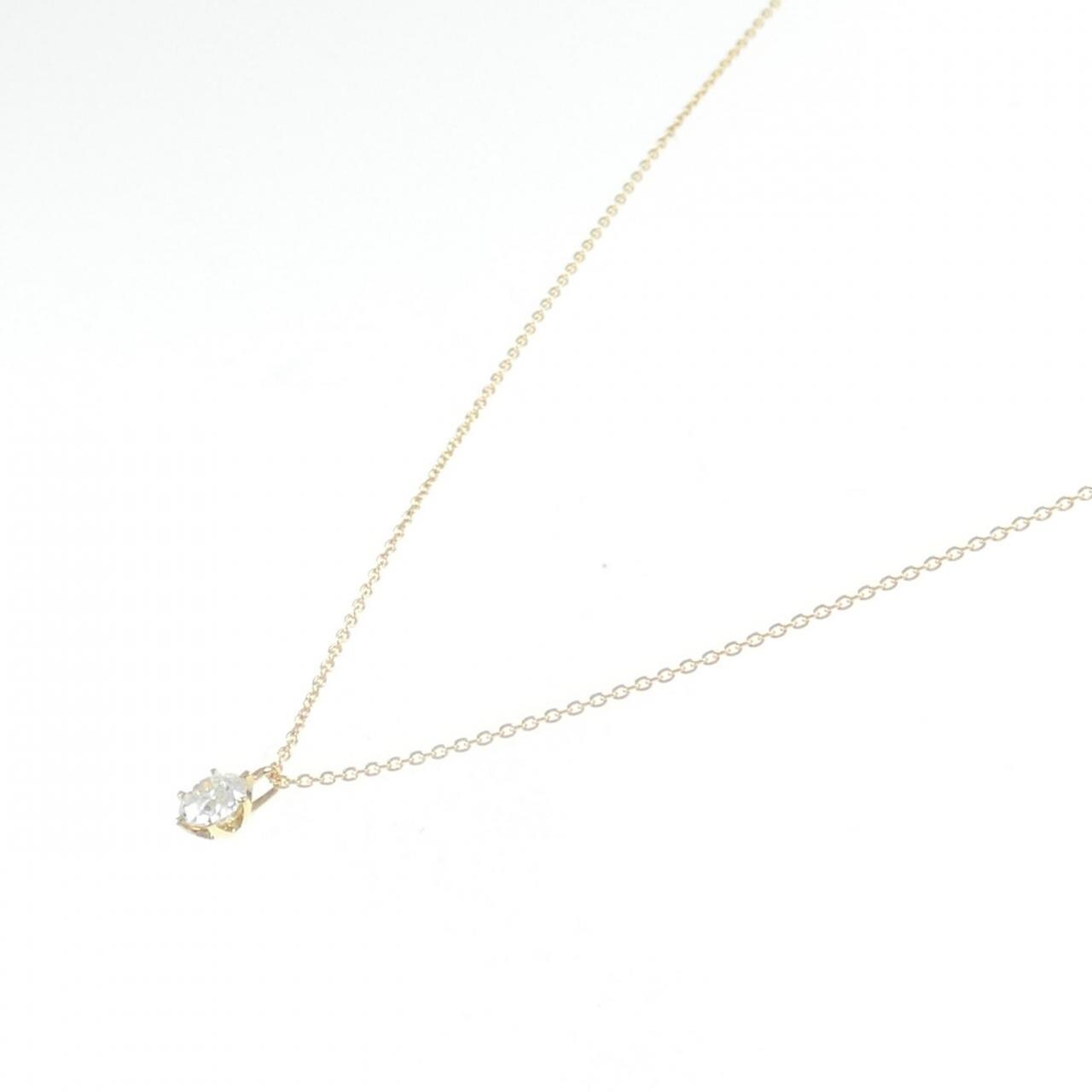 【リメイク】K18YG ダイヤモンド ネックレス 0.310CT F SI2 EXT