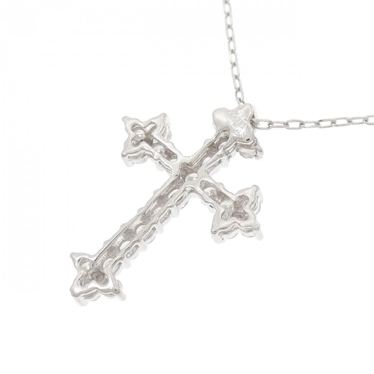 PT900/PT850 クロス ダイヤモンド ネックレス 0.50CT