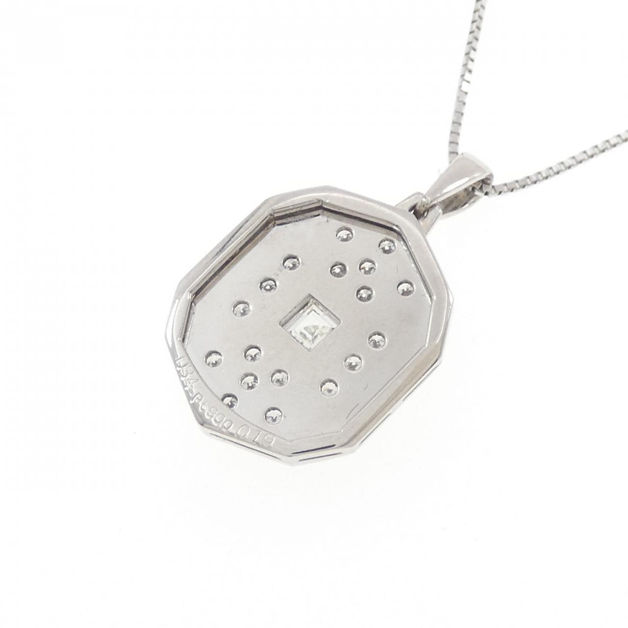 PT900/PT850 ダイヤモンド ネックレス 0.34CT
