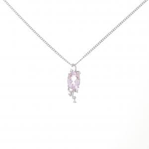 K18WG モルガナイト ネックレス 0.70CT