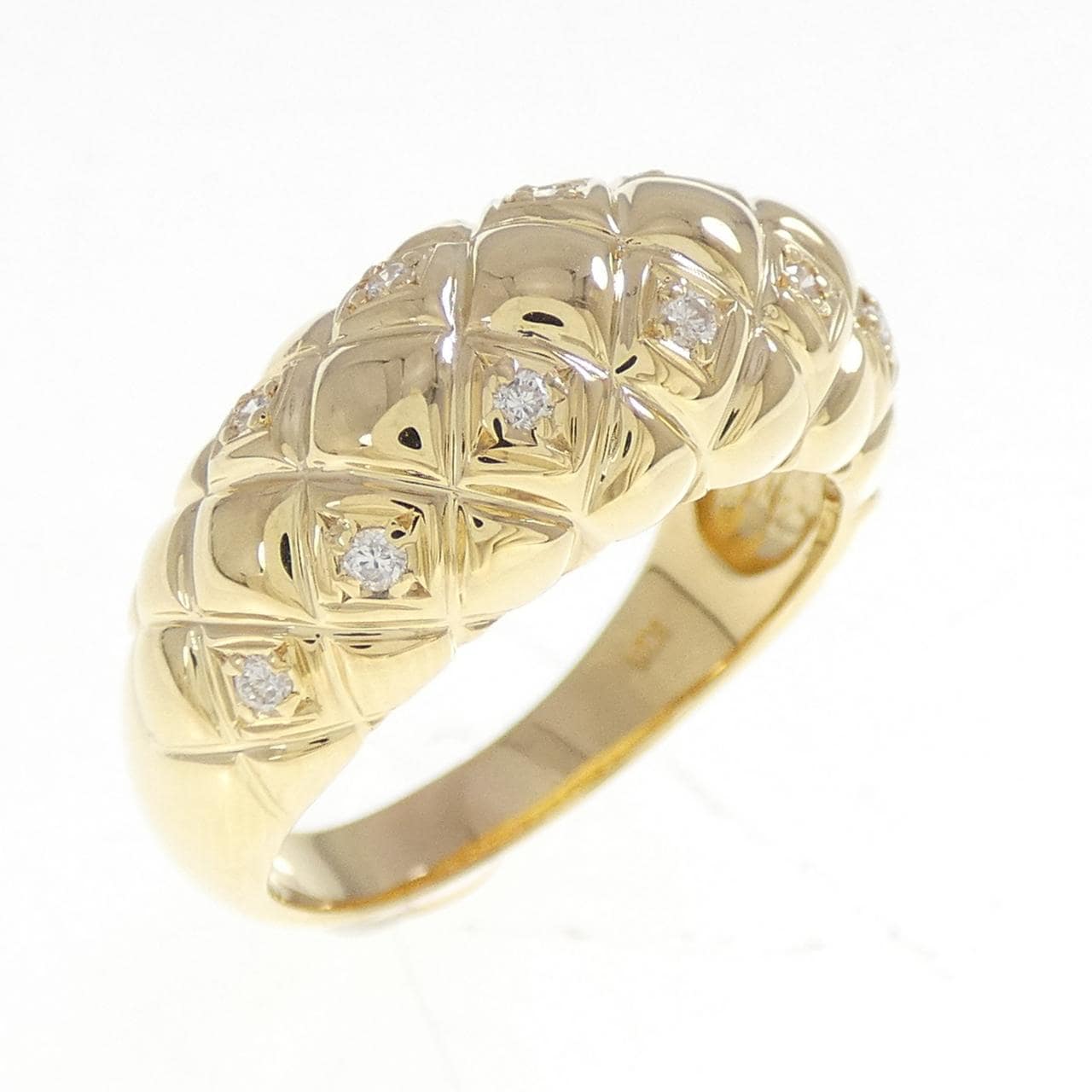 K18YG ダイヤモンド リング 0.15CT