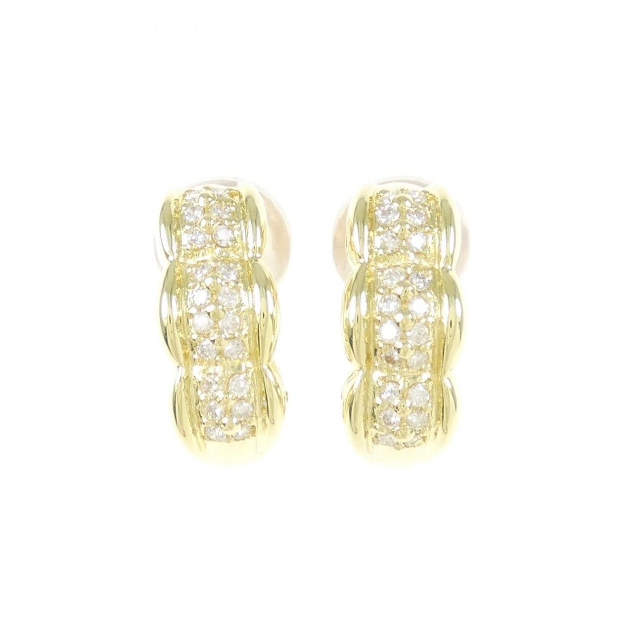 K18YG ダイヤモンド ピアス/イヤリング 0.40CT
