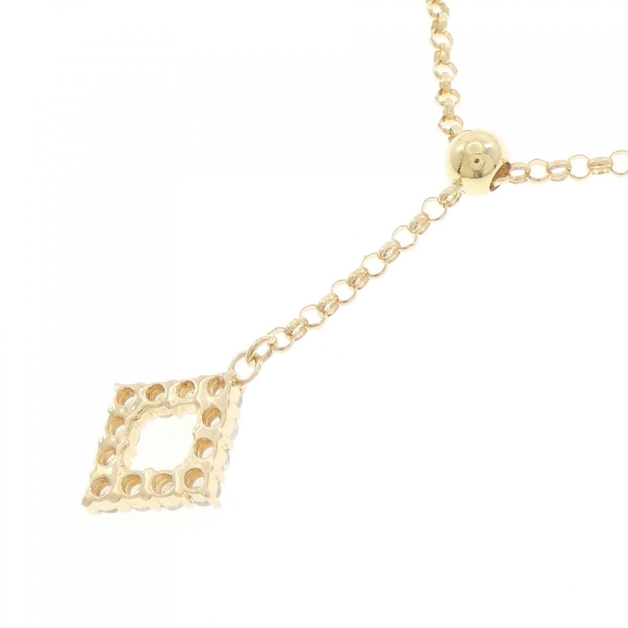 K18YG ダイヤモンド ネックレス 0.30CT