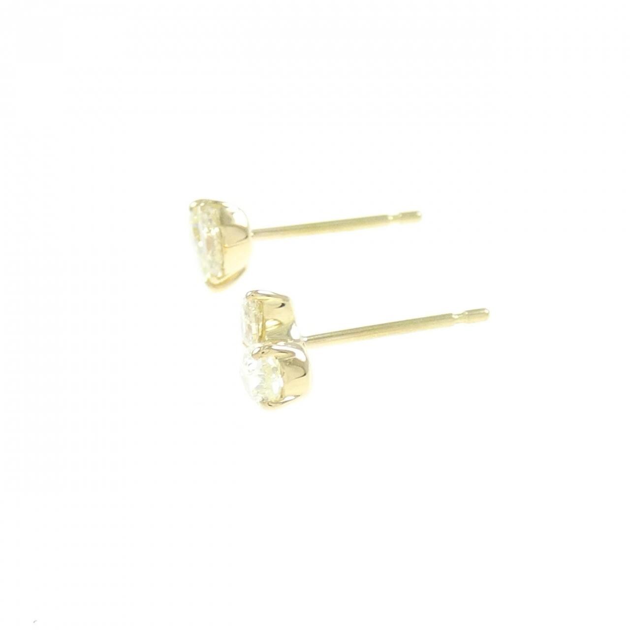 【新品】K18YG ダイヤモンド ピアス 0.56CT
