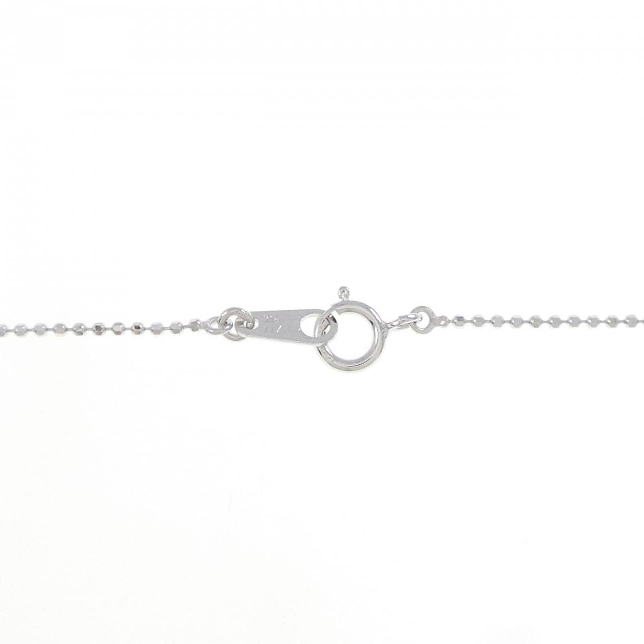 K18WG ダイヤモンド ネックレス 0.10CT