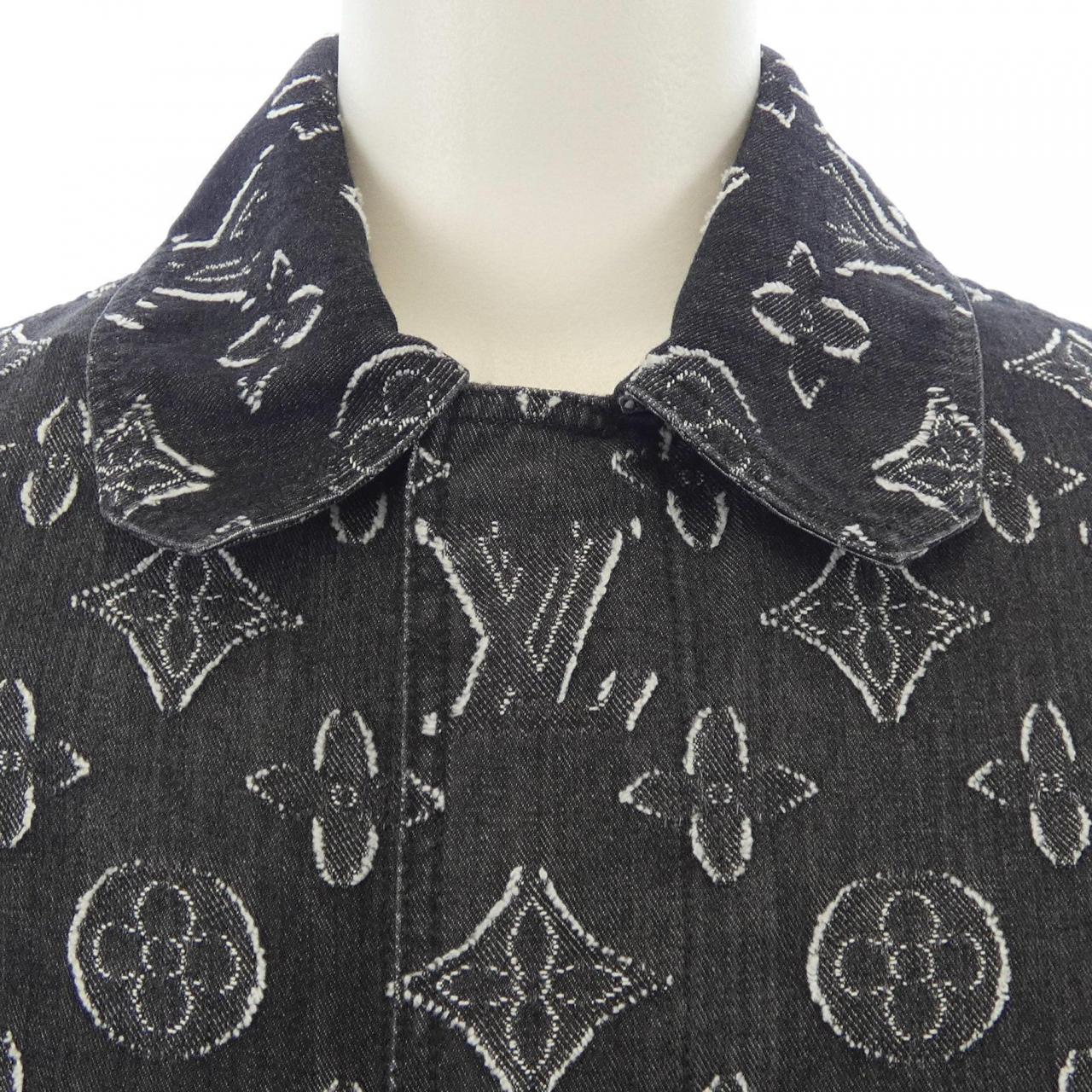 ルイヴィトン LOUIS VUITTON モノグラムショートスリーブシャンブレーシャツ HPS73WARS S／Sシャツ