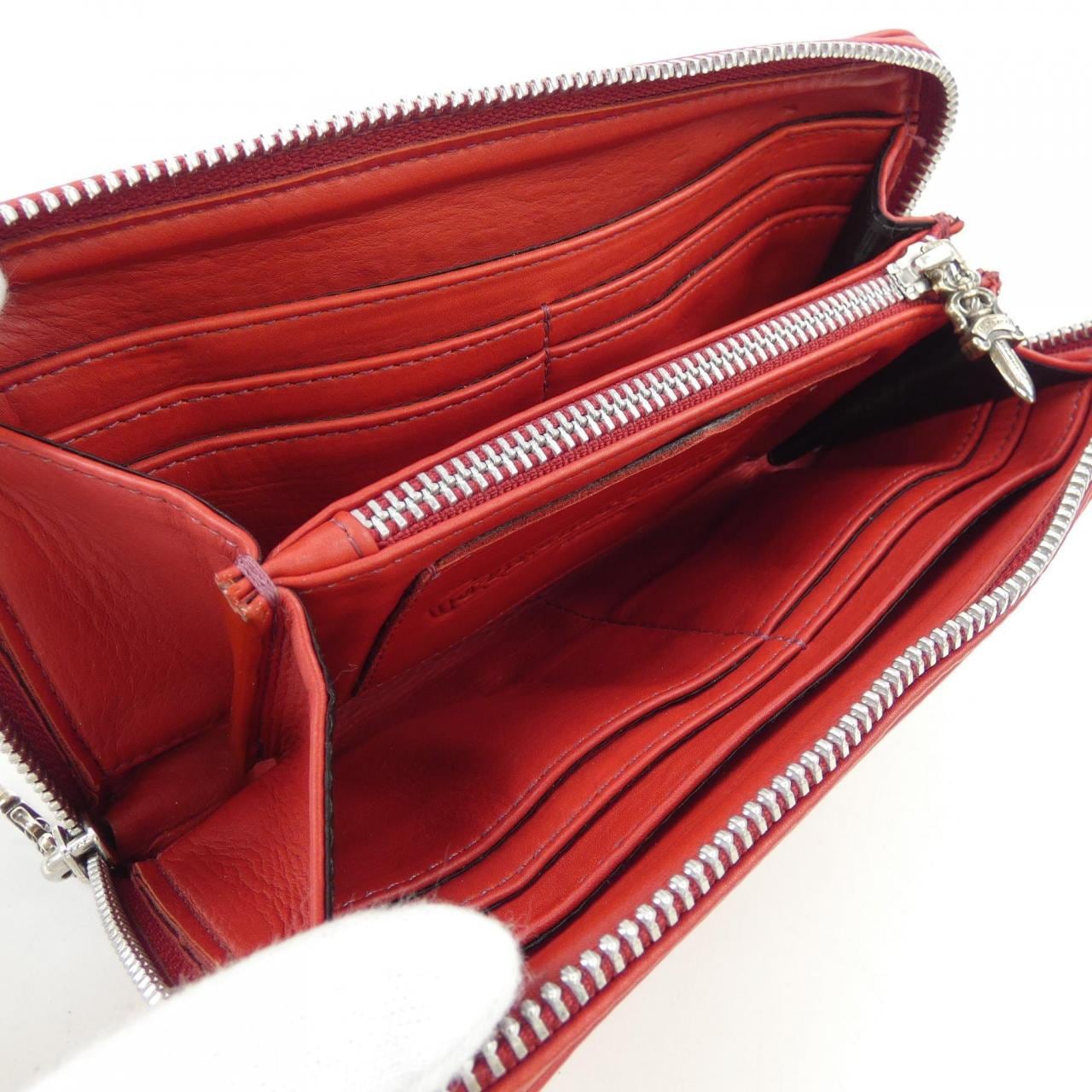 クロムハーツ CHROME HEARTS REC F ZIP #2 W/ZIP TRIM XSM FILIGREE PLS 302068982IOXXX178 WALLET