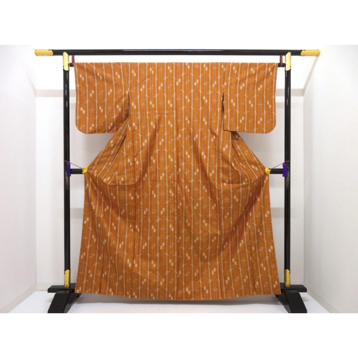 紬　【琉球絣】証紙付