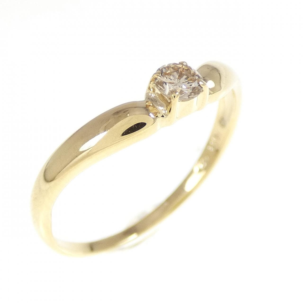 K18YG ダイヤモンド リング 0.11CT