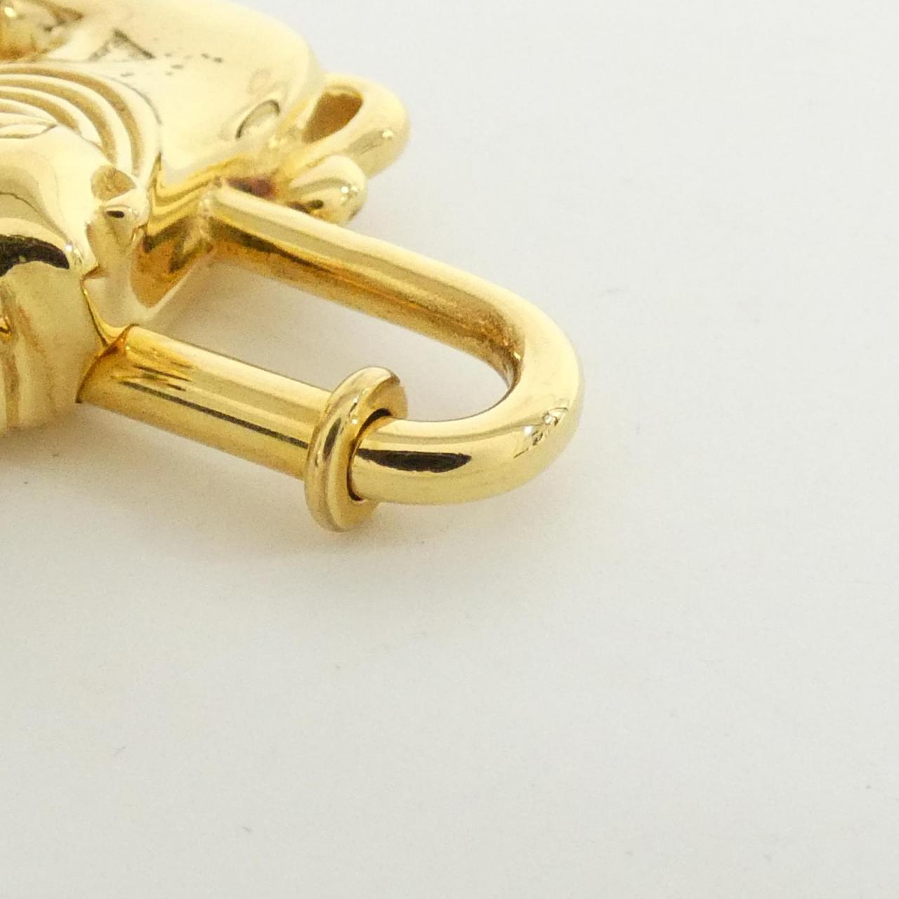 エルメス LION カデナ 041000CC キーホルダー