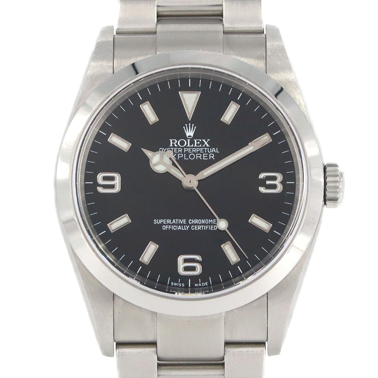 ROLEX Explorer I 114270 SS Automatic F No.