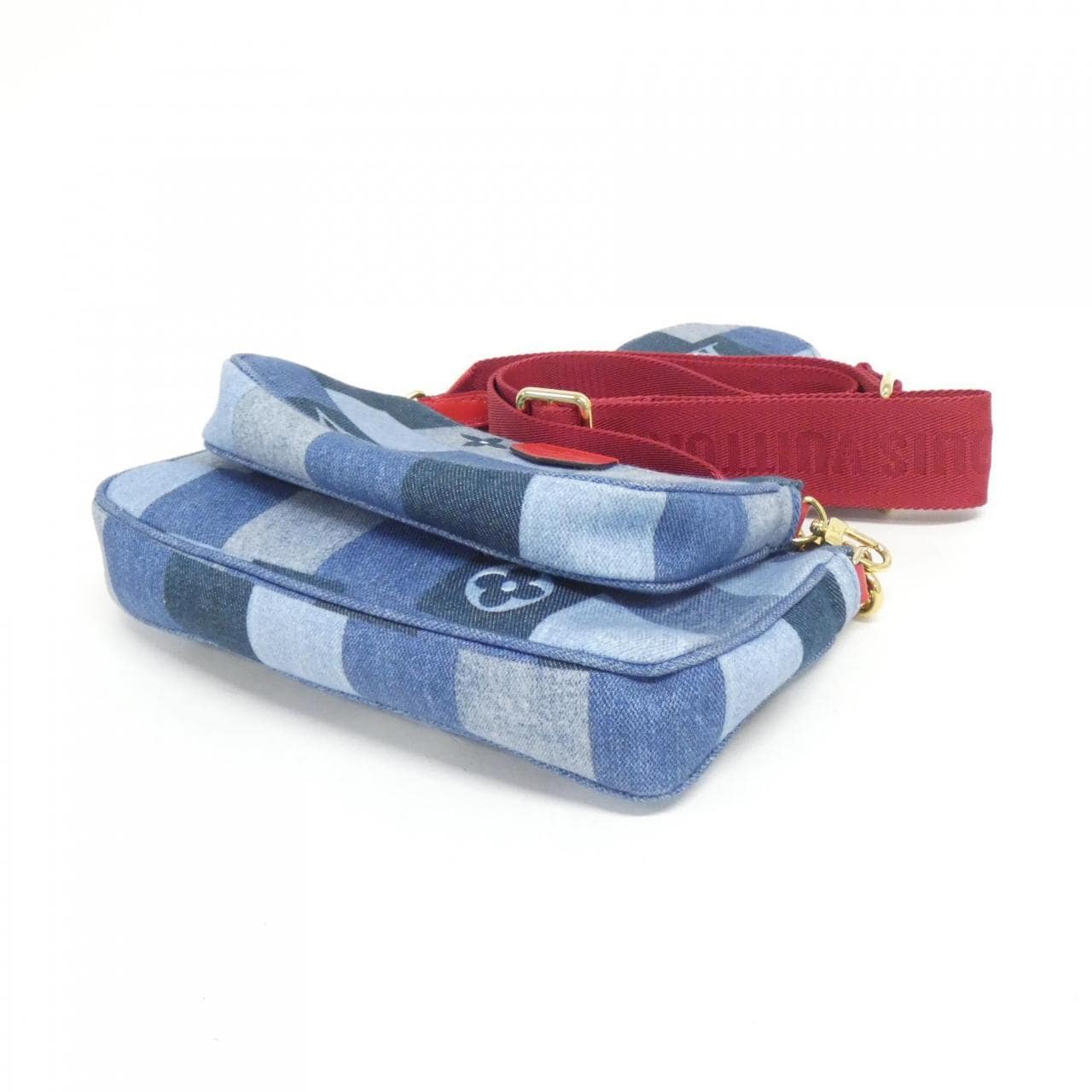 LOUIS VUITTON Vuitton Denim Monogram Multi Pochette Accessoires M44990 Shoulder Bag