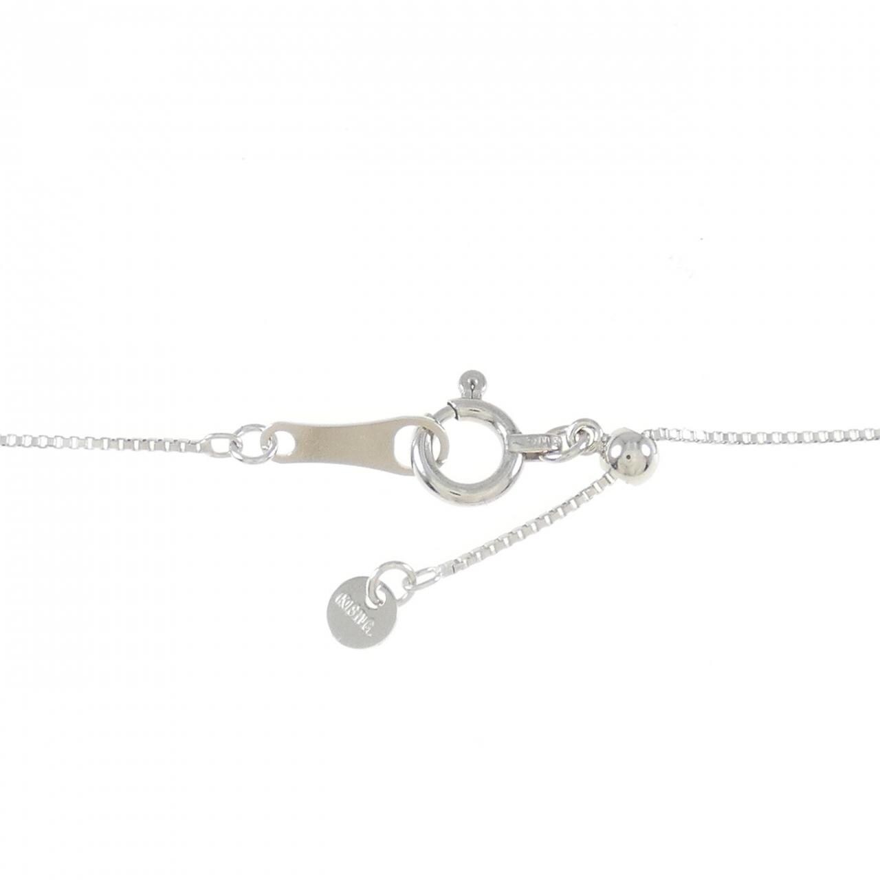 K18WG ダイヤモンド ネックレス 0.07CT