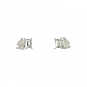 【新品】PT900 ダイヤモンド ピアス 0.66CT