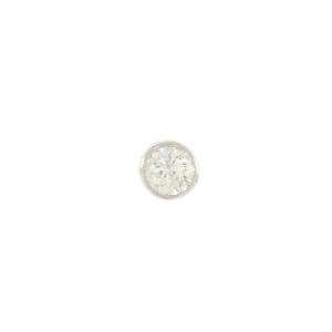 【リメイク】PT900/ST ダイヤモンド ピアス 1.008CT F SI2 Fair 片耳