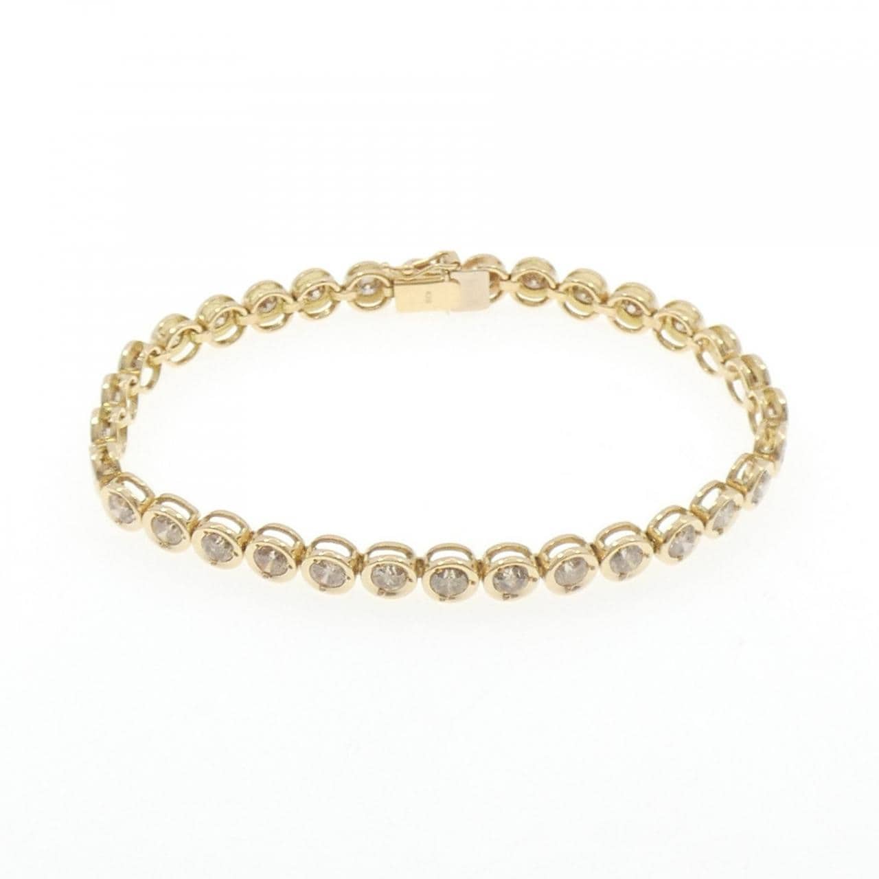 K18YG ダイヤモンド ブレスレット 5.00CT
