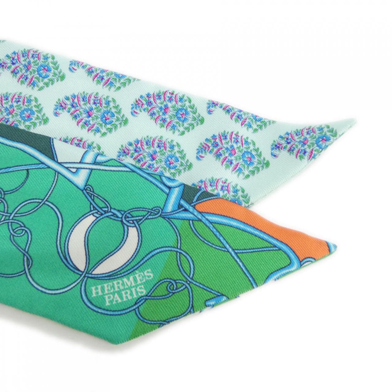 エルメス COUP DE FOUET BLOC ツイリー 063101S スカーフ