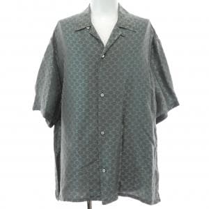 ルイヴィトン LOUIS VUITTON ショートスリーブジャガードシルクプレンドシャツ HRS30WKSY S／Sシャツ