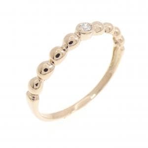 K18PG ダイヤモンド リング 0.02CT
