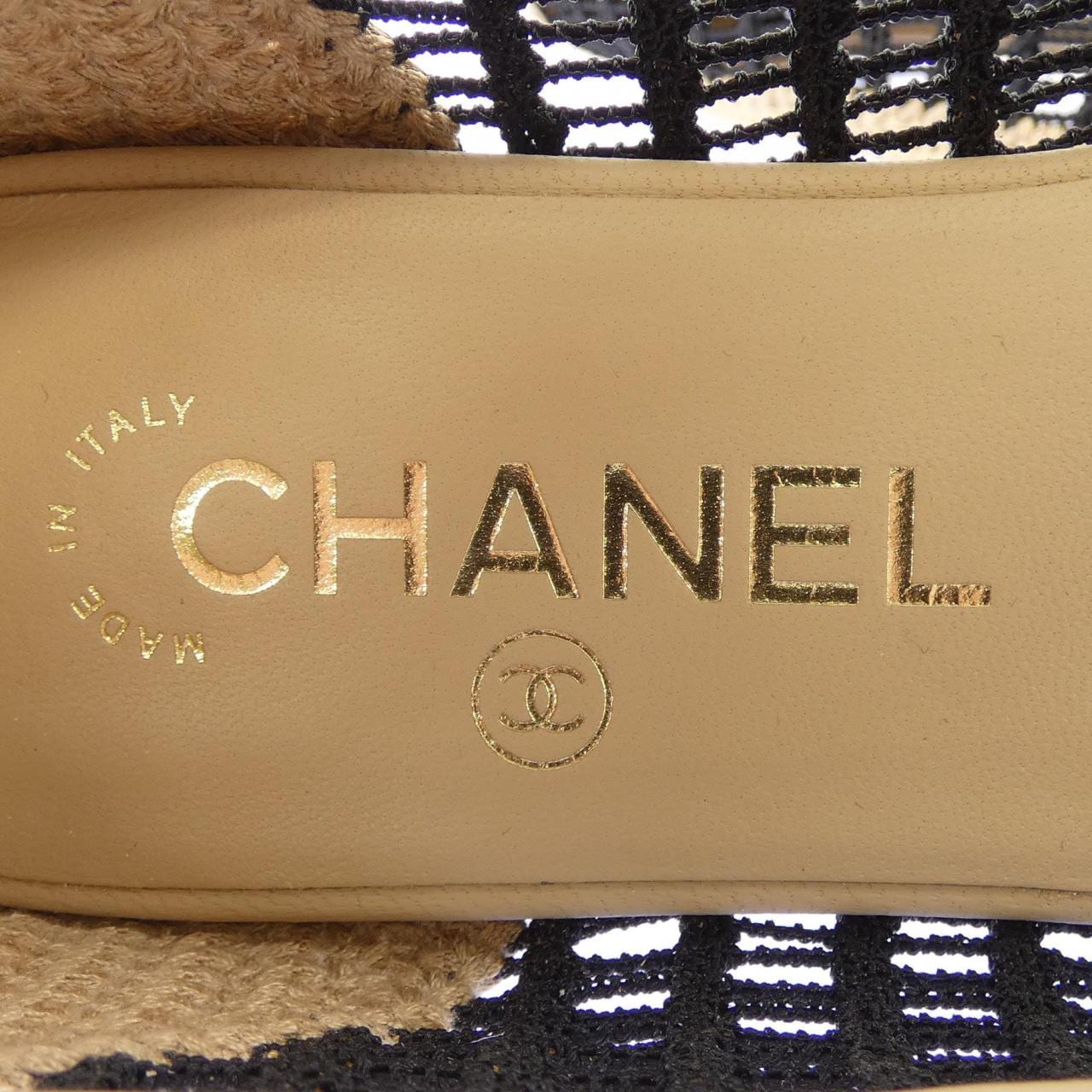 シャネル CHANEL G46352B19806 フラットシューズ