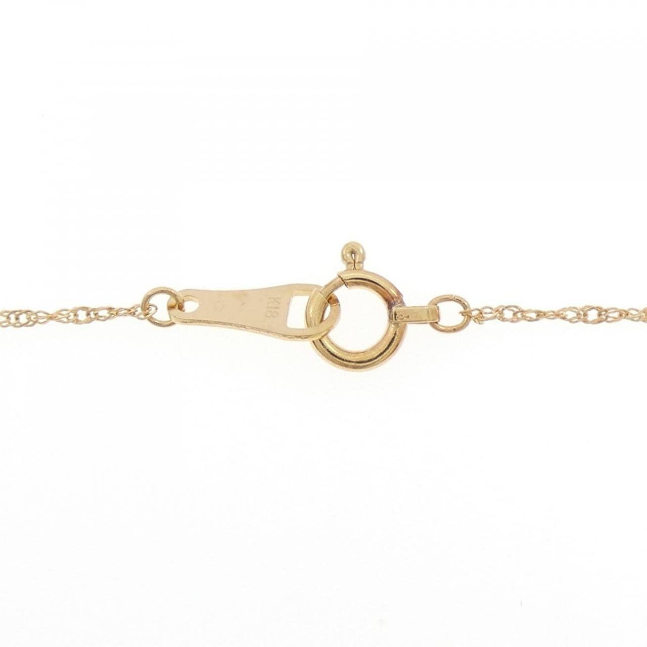 アガット ダイヤモンド ネックレス 0.1CT