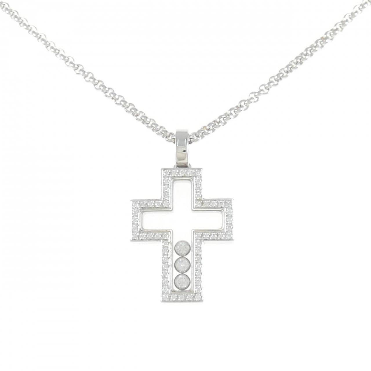 CHOPARD十字架鑽石項鍊