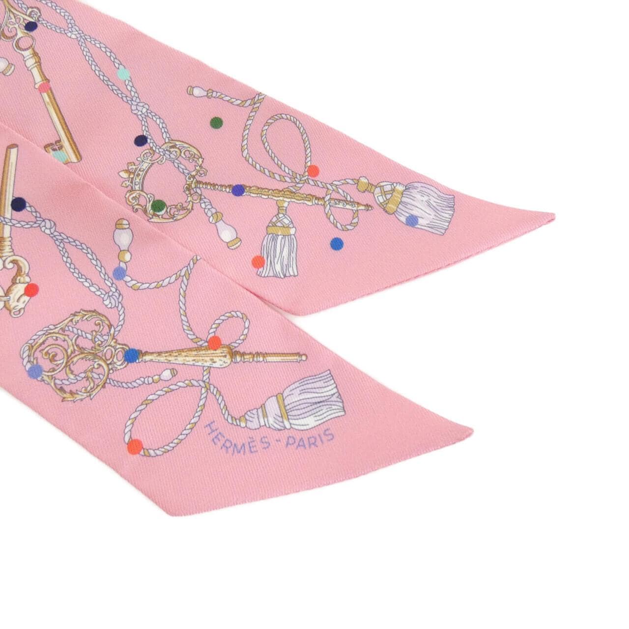 【未使用品】エルメス LES CLES A POIS ツイリー 063871S スカーフ