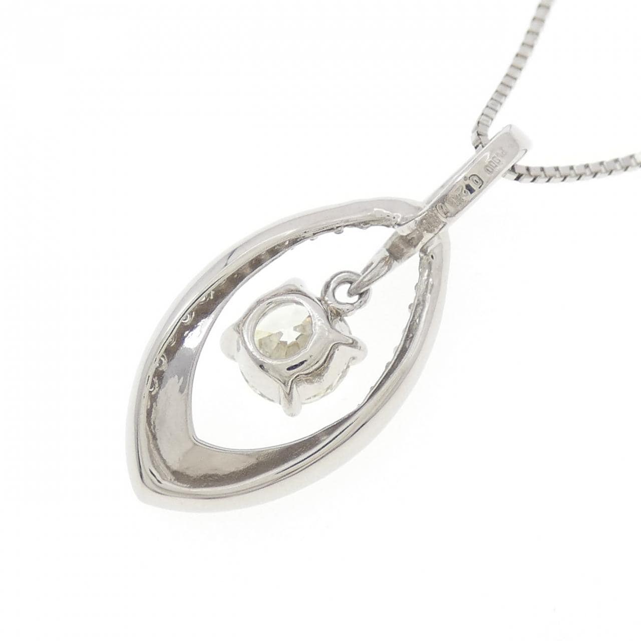 PT900/PT850 ダイヤモンド ネックレス 0.502CT K IF 3EXT