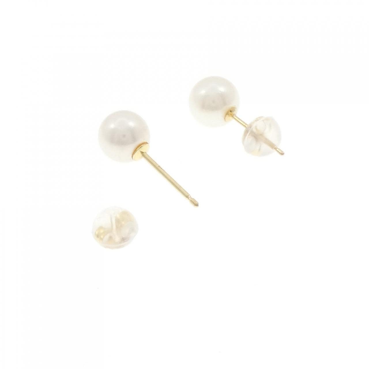 K18YG アコヤパール ピアス 6.5mm