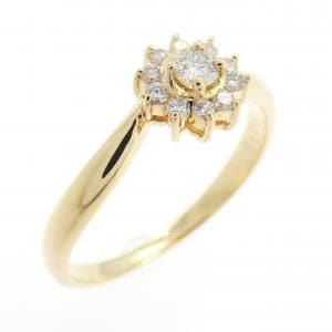 K18YG ダイヤモンド リング 0.15CT